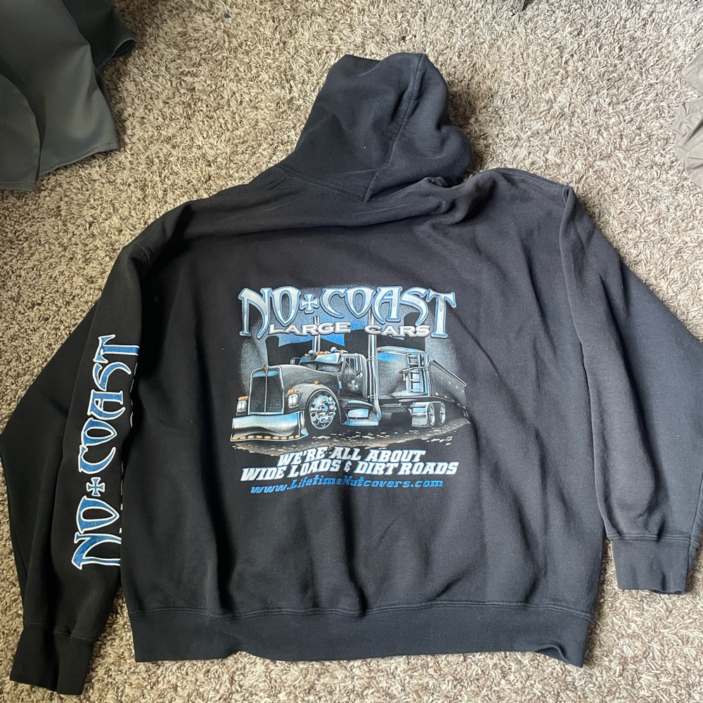 Y2K nucoast bigrig large cars west cost choppers esc hoodie